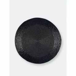 Trunkin' USA Glass Beaded Placemat Decor Black