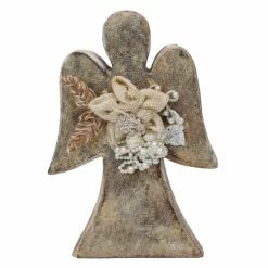 Trunkin&apos; USA Earth Angel Wood Sculpture - Cream & White Decor Cream&white