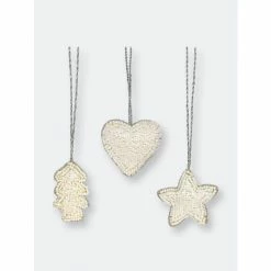 Trunkin' USA 3 Wishes Embroidered Plush Hanging Decor White