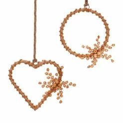 Trunkin' USA Back To Nature Wreath & Heart Hanging Decorative Accents Natural