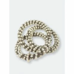 Trunkin' USA Roped Pearl Napkin Ring Tools & Accessories Silver