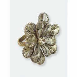 Trunkin' USA Knockout Napkin Ring Decorative Accents Gold