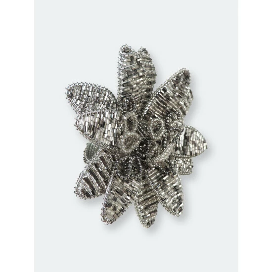 Trunkin' USA Gilded Lily Napkin Ring Tools & Accessories Silver