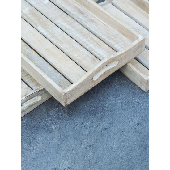 Trunkin' USA Barn Wood Serving Trays Serveware White - Image 7