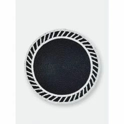 Trunkin' USA Bespoke Embroidered Placemat Decor Black