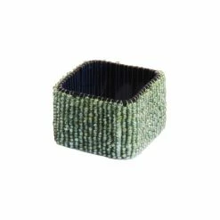Trunkin&apos; USA Classic Square Napkin Ring Set Of 4 - Green Tools & Accessories