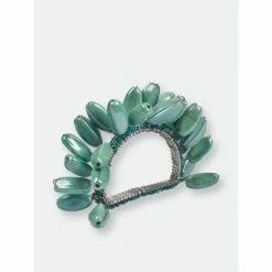 Trunkin' USA Fan-Out Napkin Ring Decorative Accents Teal