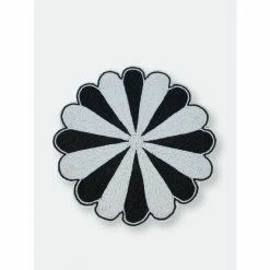 Trunkin' USA Big Top Bead Embroidered Placemat Decor Black