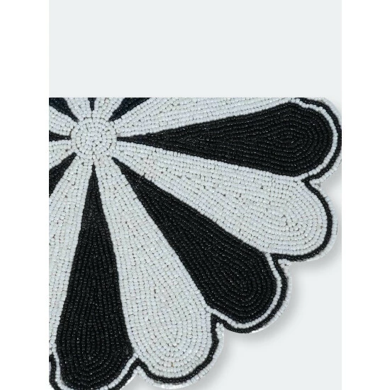 Trunkin' USA Big Top Bead Embroidered Placemat Decor Black - Image 4