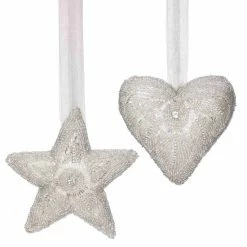 Trunkin' USA Sugar & Spice Bead Embroidered Plush Hanging - Silver Decor