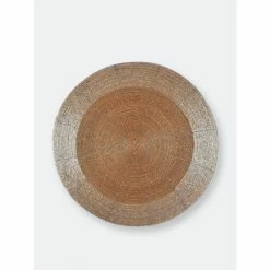 Trunkin' USA Glass Beaded Placemat Decor Gold