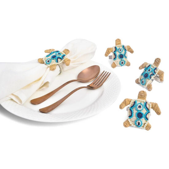 Trunkin' USA Turtley In Love Napkin Ring Tools & Accessories Teal - Image 4