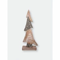 Trunkin&apos; USA Alpine Christmas Tree Decorative Accents Silver